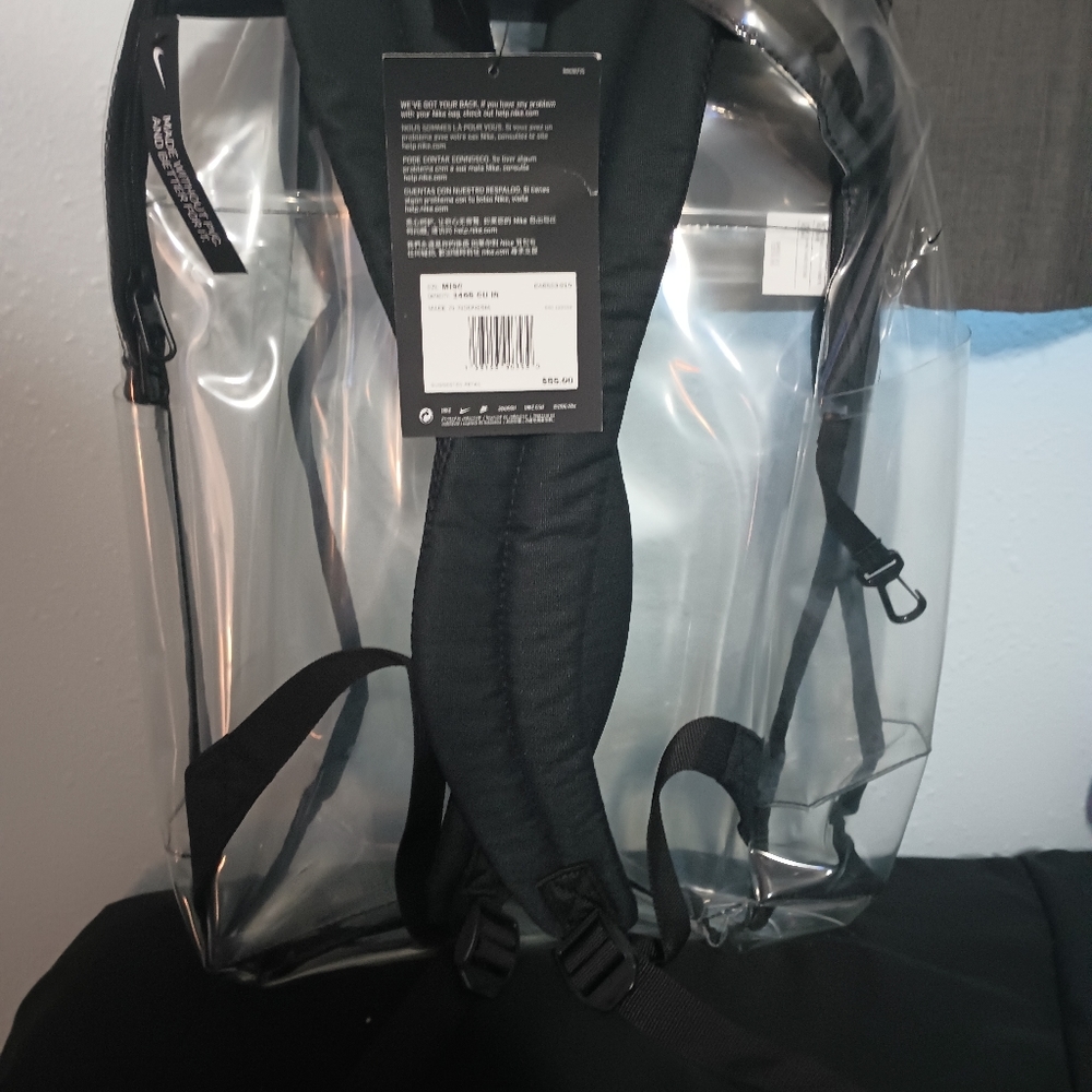 Nike clear backpack
